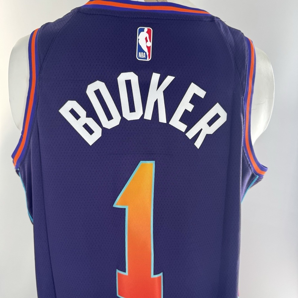 Nike Phoenix Suns Devin Booker City Edition 2023/24 "El Valle" Jersey Men's L - Picture 5 of 9